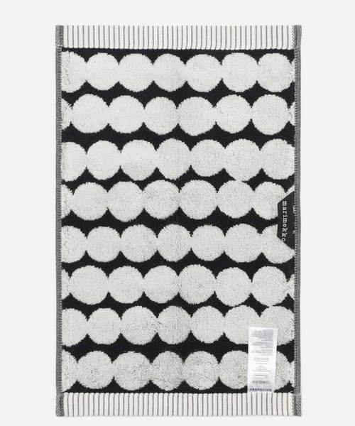 marimekko（マリメッコ）の「Rasymatto　/　towel（タオル・レディース・ブラック×ホワイト・FREE）」の3枚目の写真
