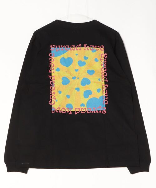 INNOCENT(イノセント)の「『Spread Love』オリジナルプリント L/S T(Tシャツ/カットソー・レディース・ホワイト/ブラック・MEDIUM/LARGE)」の4枚目の写真