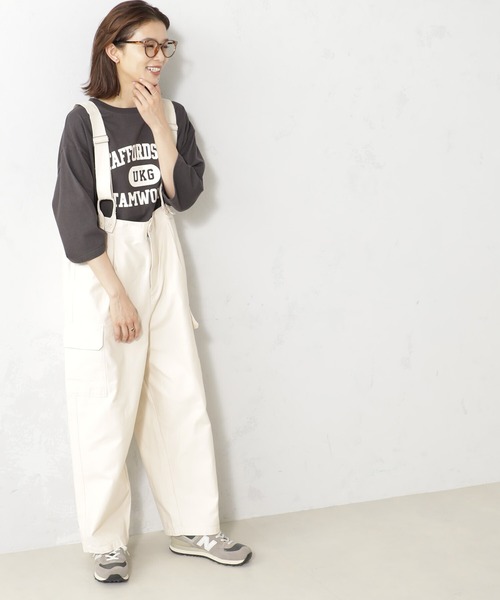 FOUND GOOD(ファウンドグッド)の「サスツキカーゴパンツ(カーゴパンツ・レディース・アイボリー/ブラック/グリーン系8・L/M/S)」の3枚目の写真