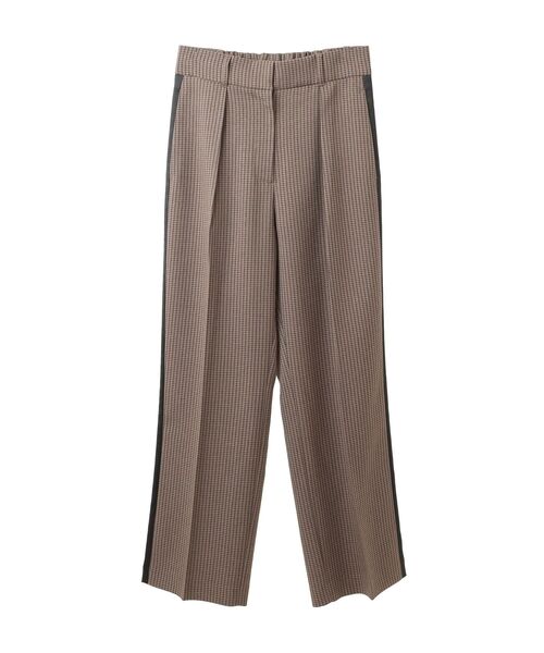 美品　TICCA サテンチェック柄パンツ TICCA（ティッカ）の「TICCA/ティッカ サテンチェックイージー