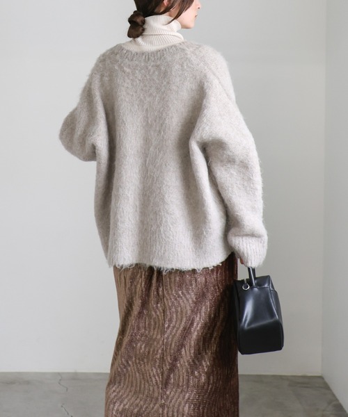 select MOCA(セレクトモカ)の「楊柳ベロアロングスカート(スカート・レディース・ブラック/ブラウン/ベージュ・MEDIUM/LARGE)」の16枚目の写真