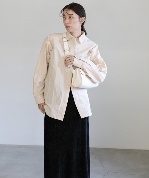 select MOCA(セレクトモカ)の「楊柳ベロアロングスカート(スカート・レディース・ブラック/ブラウン/ベージュ・MEDIUM/LARGE)」の16枚目の写真