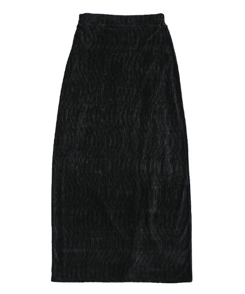 select MOCA(セレクトモカ)の「楊柳ベロアロングスカート(スカート・レディース・ブラック/ブラウン/ベージュ・MEDIUM/LARGE)」の22枚目の写真
