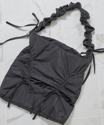 【ZOZO限定】リボンギャザーショルダーバッグ