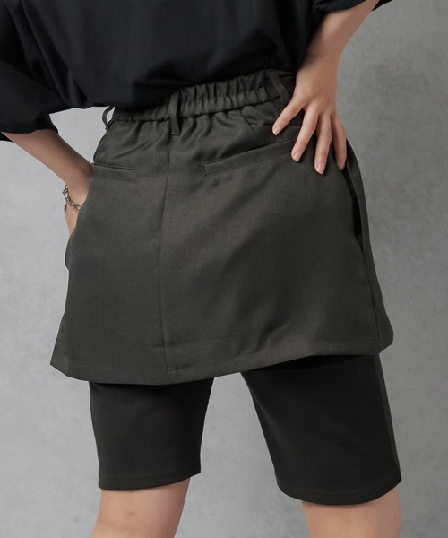 Lull（ルル）の「【Lull / ルル】セットアップ対応 / フロントジップミニスカート（スカート・レディース・チャコール/アイボリー/ブラック・ONESIZE）」の16枚目の写真