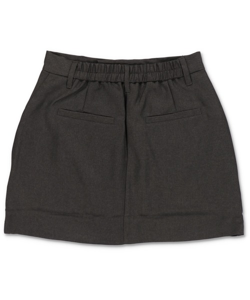 Lull（ルル）の「【Lull / ルル】セットアップ対応 / フロントジップミニスカート（スカート・レディース・チャコール/アイボリー/ブラック・ONESIZE）」の6枚目の写真