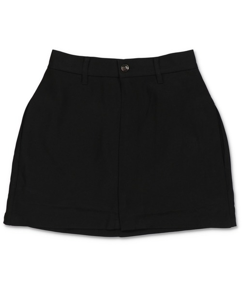 Lull（ルル）の「【Lull / ルル】セットアップ対応 / フロントジップミニスカート（スカート・レディース・チャコール/アイボリー/ブラック・ONESIZE）」の4枚目の写真