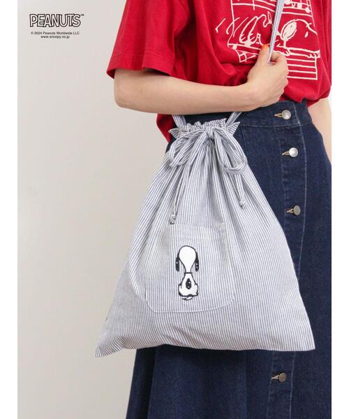 Samansa Mos2(サマンサ モスモス)の「【PEANUTS×Samansa Mos2】刺繍ショルダーバッグ(ハンドバッグ・レディース・グリーン/ネイビー・F)」の18枚目の写真
