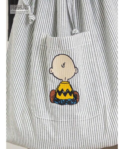 Samansa Mos2(サマンサ モスモス)の「【PEANUTS×Samansa Mos2】刺繍ショルダーバッグ(ハンドバッグ・レディース・グリーン/ネイビー・F)」の14枚目の写真