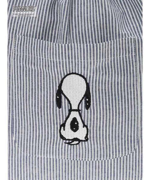 Samansa Mos2(サマンサ モスモス)の「【PEANUTS×Samansa Mos2】刺繍ショルダーバッグ(ハンドバッグ・レディース・グリーン/ネイビー・F)」の4枚目の写真