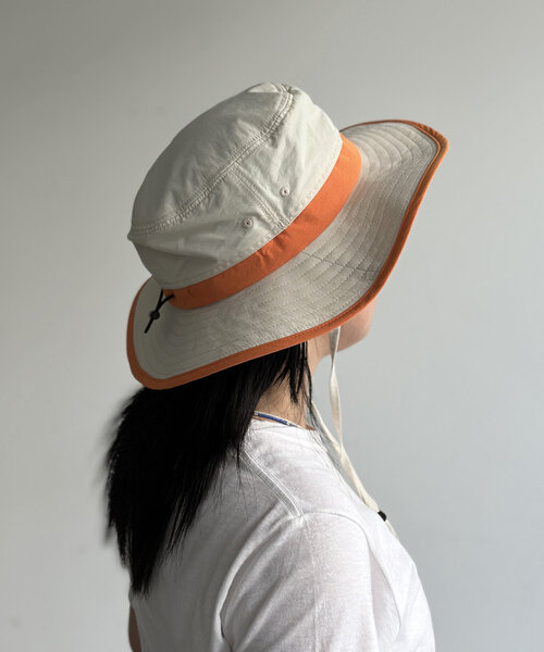 CPCM（シーピーシーエム）の「撥水ナイロンアドベンチャーハット（キャップ・レディース・ブラック/アイボリー/カーキ・FREE）」の13枚目の写真