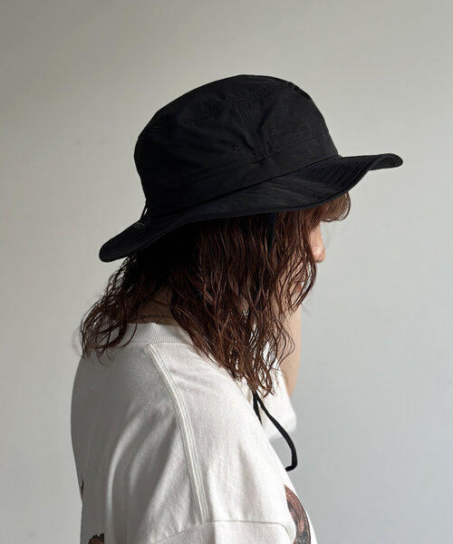 CPCM（シーピーシーエム）の「撥水ナイロンアドベンチャーハット（キャップ・レディース・ブラック/アイボリー/カーキ・FREE）」の11枚目の写真