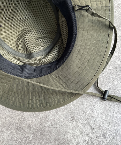 CPCM（シーピーシーエム）の「撥水ナイロンアドベンチャーハット（キャップ・レディース・ブラック/アイボリー/カーキ・FREE）」の16枚目の写真