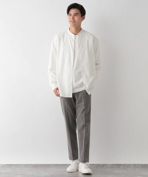 GLOBAL WORK Smile Seed Store(グローバルワーク スマイルシードストア)の「コットンロングスリーブTシャツ/115916(Tシャツ/カットソー・メンズ・オフホワイト/ブラック/チャコール/杢グレー/ブラウン系その他/セージグリーン・LARGE/SMALL/X-LARGE/MEDIUM)」の11枚目の写真