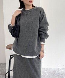 《セットアップ対応》ダンボールニットプルオーバー