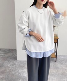 《セットアップ対応》ダンボールニットプルオーバー