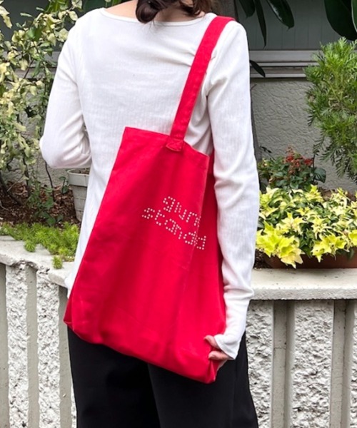 GIUNON（ジウノン）の「dot print tote bag / ドットプリントトートバッグ（トートバッグ・レディース・レッド/ブラック・FREE）」の20枚目の写真