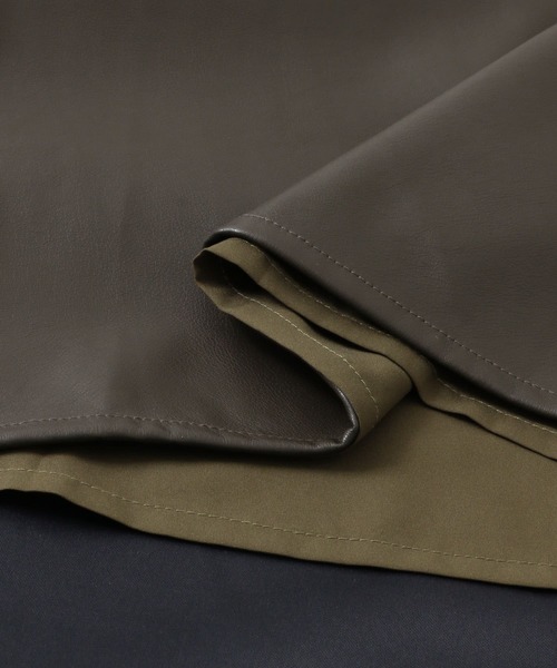 KBF（ケイビーエフ）の「ウォッシャブルフェイクレザースカート（スカート・レディース・ブラウン系その他/ブラック・ONE）」の22枚目の写真