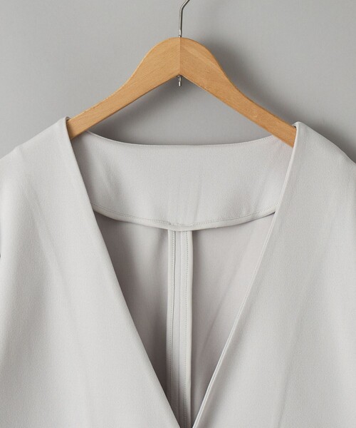 RONEL（ロネル）の「イージージョーゼットダブルジャケット（テーラードジャケット・レディース・ライトグレー/ブラック/ネイビー・S/M/L）」の19枚目の写真