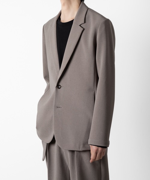 ATTACHMENT（アタッチメント）の「PE ストレッチ ダブルクロス 2B JKT / PE STRETCH DOUBLE CLOTH 2B JKT（テーラードジャケット・メンズ・ブラック/グレー系/ライトグレー系・1/2/3）」の18枚目の写真