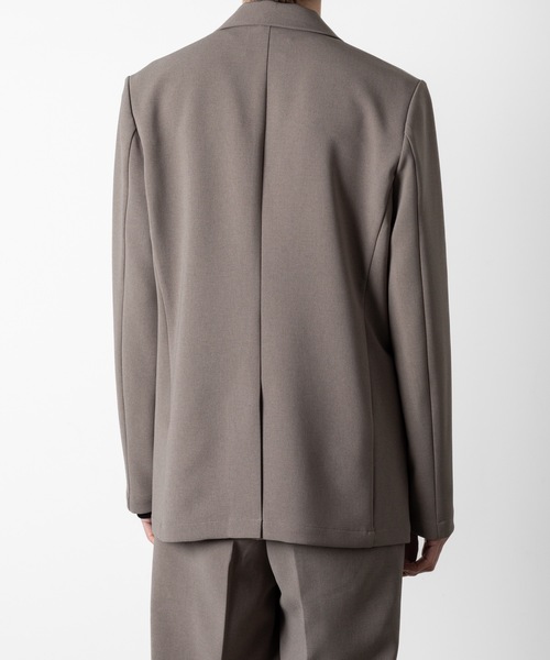 ATTACHMENT（アタッチメント）の「PE ストレッチ ダブルクロス 2B JKT / PE STRETCH DOUBLE CLOTH 2B JKT（テーラードジャケット・メンズ・ブラック/グレー系/ライトグレー系・1/2/3）」の21枚目の写真