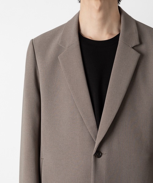 ATTACHMENT（アタッチメント）の「PE ストレッチ ダブルクロス 2B JKT / PE STRETCH DOUBLE CLOTH 2B JKT（テーラードジャケット・メンズ・ブラック/グレー系/ライトグレー系・1/2/3）」の22枚目の写真