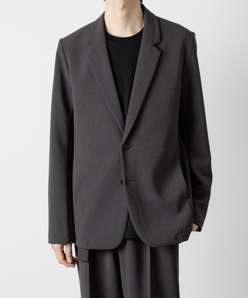 ATTACHMENT アタッチメント ショートジャケット ATTACHMENT（アタッチメント）の「PE ストレッチ ダブルクロス 2B JKT