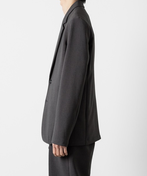 ATTACHMENT（アタッチメント）の「PE ストレッチ ダブルクロス 2B JKT / PE STRETCH DOUBLE CLOTH 2B JKT（テーラードジャケット・メンズ・ブラック/グレー系/ライトグレー系・1/2/3）」の7枚目の写真