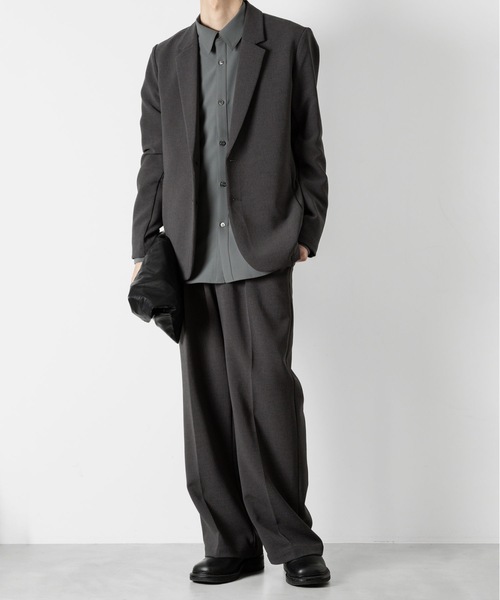 ATTACHMENT（アタッチメント）の「PE ストレッチ ダブルクロス 2B JKT / PE STRETCH DOUBLE CLOTH 2B JKT（テーラードジャケット・メンズ・ブラック/グレー系/ライトグレー系・1/2/3）」の13枚目の写真