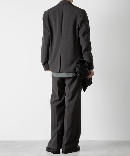 ATTACHMENT（アタッチメント）の「PE ストレッチ ダブルクロス 2B JKT / PE STRETCH DOUBLE CLOTH 2B JKT（テーラードジャケット・メンズ・ブラック/グレー系/ライトグレー系・1/2/3）」の15枚目の写真