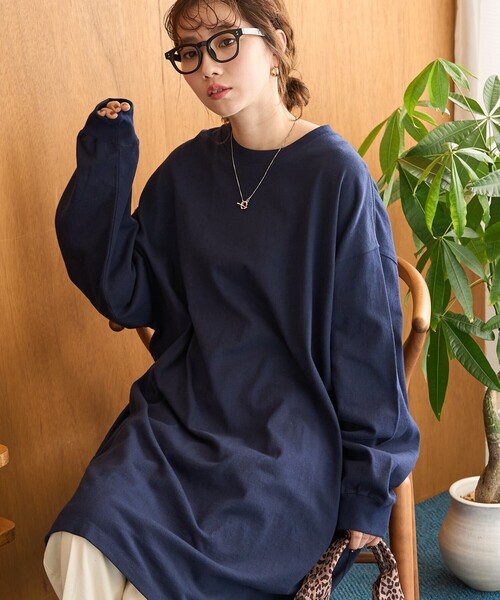 ビアズリー ナゴミ フードテントワンピース 洗える ロング ビック