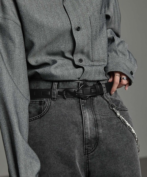 ムンス　フックバックルベルト blatto/ブラット】 フックバックルベルト（ベルト）｜blatto