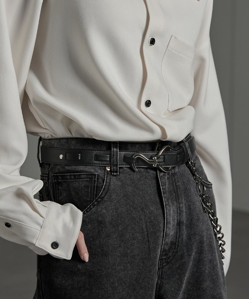 ムンス　フックバックルベルト blatto/ブラット】 フックバックルベルト（ベルト）｜blatto