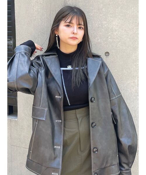 MURUA（ムルーア）の「アシメビジューピアス（ピアス（両耳用）・レディース・ゴールド/シルバー・FREE）」の6枚目の写真
