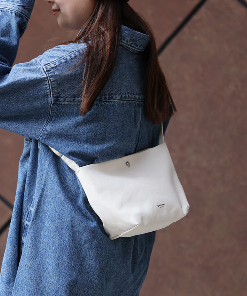 ORCIVAL（オーシバル）の「【ORCIVAL】SHOULDER POUCH MEDIUM OR-H0329 LCV（ショルダーバッグ・レディース・ホワイト/ブラウン/ブラック系その他・FREE）」の6枚目の写真