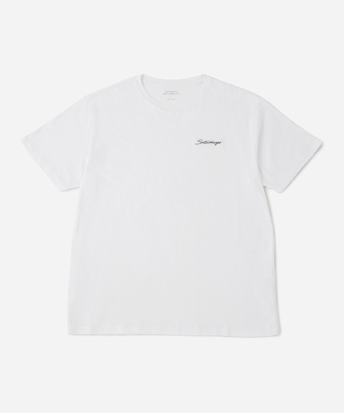SIGNATURE STANDARD SHORT SLEEVE TEE（Tシャツ/カットソー）｜Saturdays NYC（サタデーズ ニューヨークシティ ） 6,545円