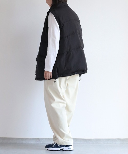 cepo（セポ）の「エアコンダウンハーフベスト（ダウンベスト・レディース・オフホワイト/ブラック・M）」の20枚目の写真