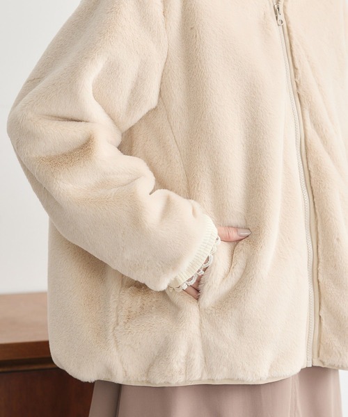 earth music&ecology（アースミュージックアンドエコロジー）の「マルチウェイマウンテンパーカー（マウンテンパーカー・レディース・ブラック/カーキ/ベージュ・M/L）」の5枚目の写真