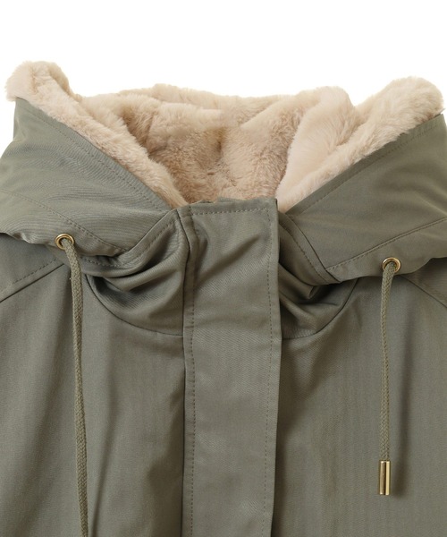 earth music&ecology（アースミュージックアンドエコロジー）の「マルチウェイマウンテンパーカー（マウンテンパーカー・レディース・ブラック/カーキ/ベージュ・M/L）」の8枚目の写真