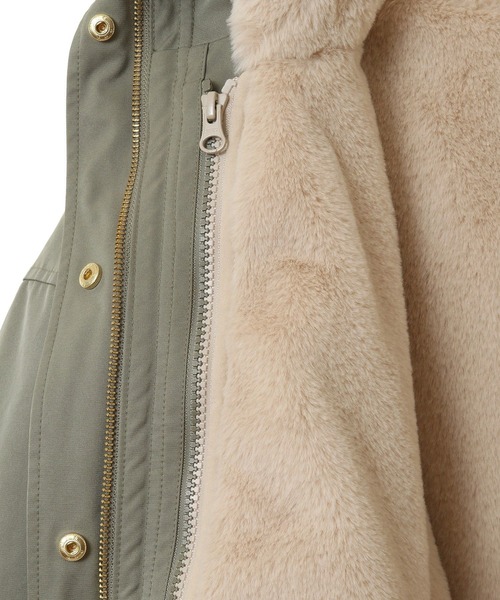 earth music&ecology（アースミュージックアンドエコロジー）の「マルチウェイマウンテンパーカー（マウンテンパーカー・レディース・ブラック/カーキ/ベージュ・M/L）」の15枚目の写真