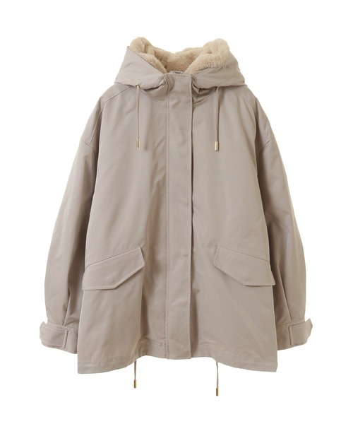 earth music&ecology（アースミュージックアンドエコロジー）の「マルチウェイマウンテンパーカー（マウンテンパーカー・レディース・ブラック/カーキ/ベージュ・M/L）」の21枚目の写真