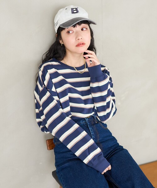 FREAK'S STORE（フリークスストア）の「ボーダー ビッグロンT/長袖T