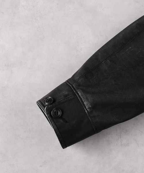 BACK NUMBER（バックナンバー）の「【BACK NUMBER】カーコート（ライダースジャケット・メンズ・ブラック・M/L/XL）」の7枚目の写真