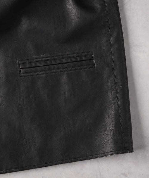 BACK NUMBER（バックナンバー）の「【BACK NUMBER】カーコート（ライダースジャケット・メンズ・ブラック・M/L/XL）」の9枚目の写真