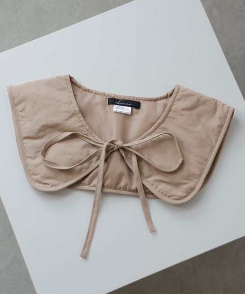 emesuelee（エメスーリー）の「ナイロン付け襟（付け襟・レディース・ダークベージュ/アイボリー/ブラック/ブラウン・フリー）」の13枚目の写真