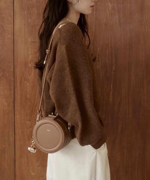 nunela（ヌネラ）の「circle shoulder bag【No.5】（ショルダーバッグ