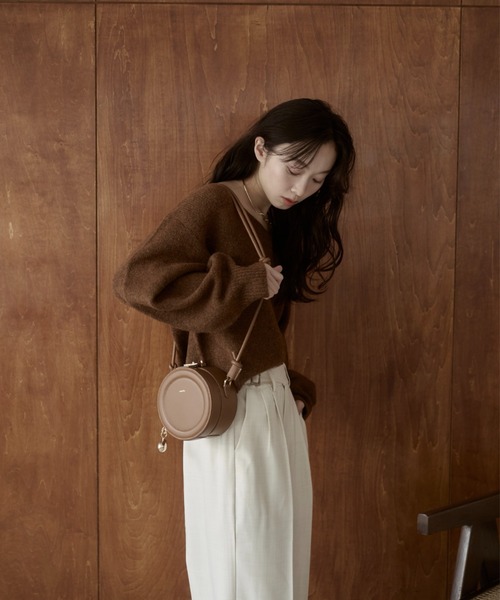 ヌネラ nunela バッグcircle shoulder bag (No.5) circle shoulder bag【No.5】（ショルダーバッグ）｜nunela