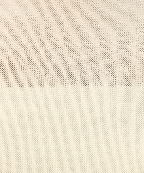 BAYFLOW（ベイフロー）の「[すっきり見えするネックライン]シアーベロアクルーネックプルオーバー（Tシャツ/カットソー・レディース・キャメル/ブラック/オフホワイト・FREE）」の17枚目の写真