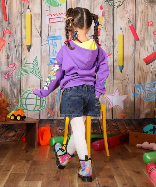 Disney(ディズニー)の「親子お揃い ディズニー TOY・STORY トイストーリー 裏起毛パーカー 9980K(パーカー・キッズ・パープル/ホワイト・150cm/140cm/130cm/120cm/100cm/110cm/80cm/90cm)」の8枚目の写真