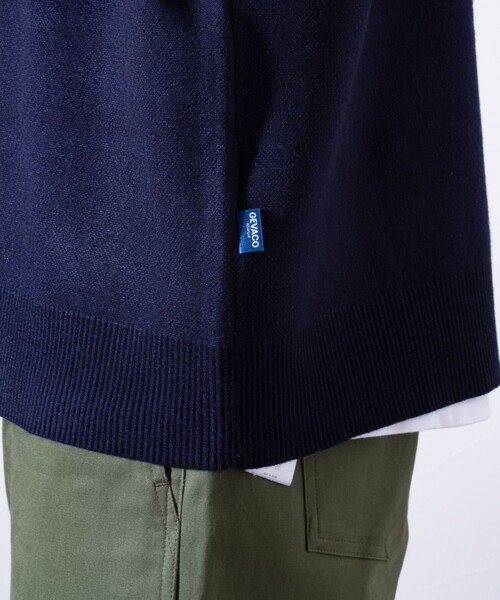 GEVACO(ゲバコ)の「【GEVACO/ゲバコ】ホースサガラ刺繍 プルオーバークルーネックニット UNISEX(ニット/セーター・メンズ・ネイビー/アイボリー/グレー・M/L)」の8枚目の写真